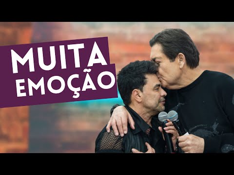 Zezé se emociona ao falar da amizade com Faustão: "Só tenho gratidão"