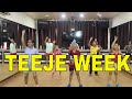 Teeje Week | Bhangra Dance Steps Video For Kids | Jordan Sandhu | Step2Step Dance Studio