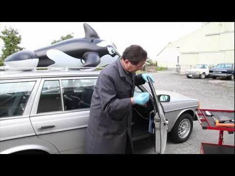 Outside Door Handle Removal on a W123 Chassis Mercedes by Kent Bergsma