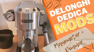 Barista-Feeling zu Hause: Modifikation der Delonghi Dedica mit Manometer + Dimmer für top Espresso!