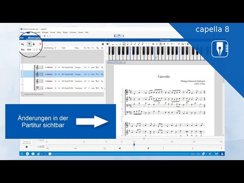 capella 8 - Mustersystem Teil 1