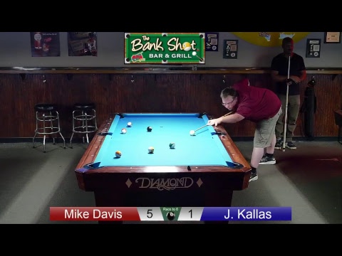 Mike Davis Vs J. Kallas 2018 MD 8 Ball Championship