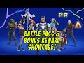 All Rewards in Chapter 4: Season 1 Battle Pass & Bonus Showcase (NO Commentary)