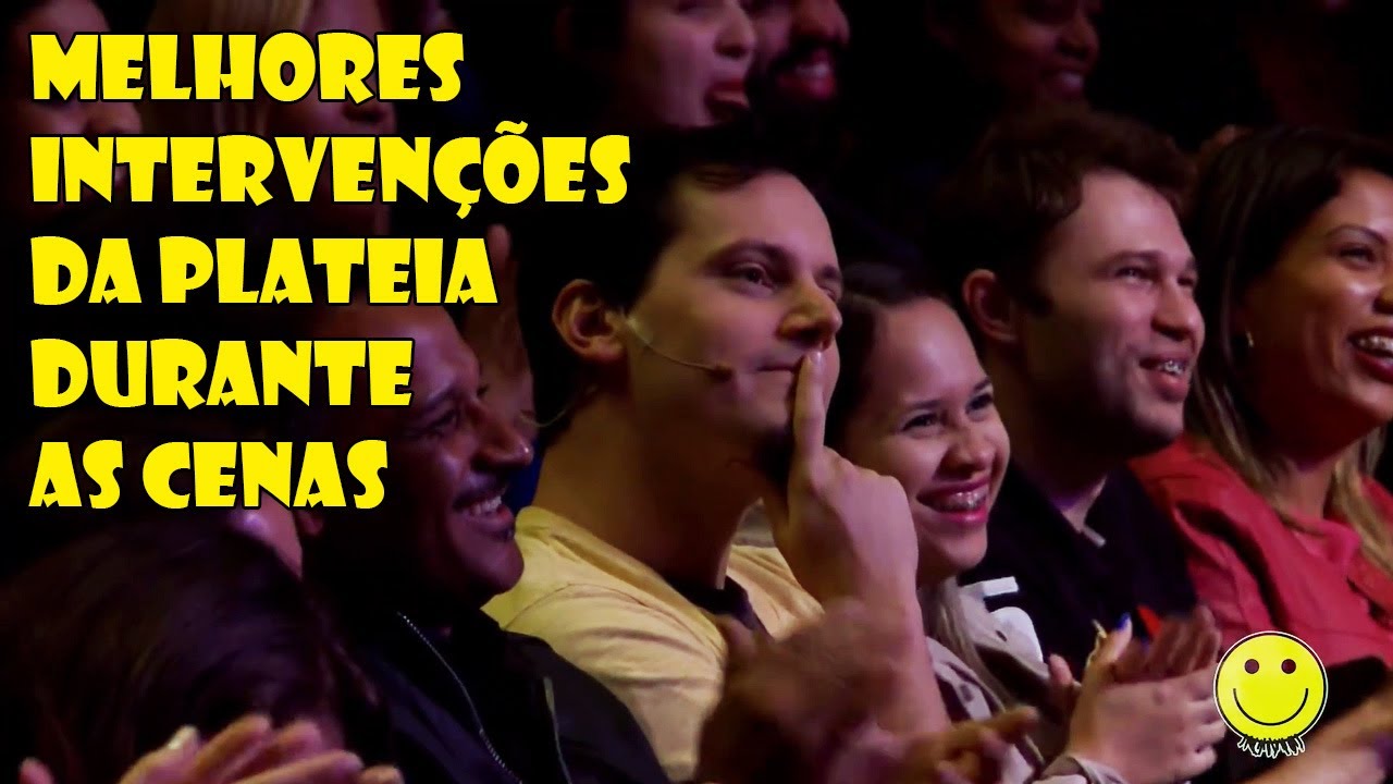 Intervenções da plateia durante as cenas no Improvável