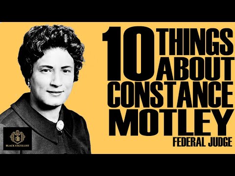 Black Excellist:  Constance Baker Motley - First Black Female Federal Judge