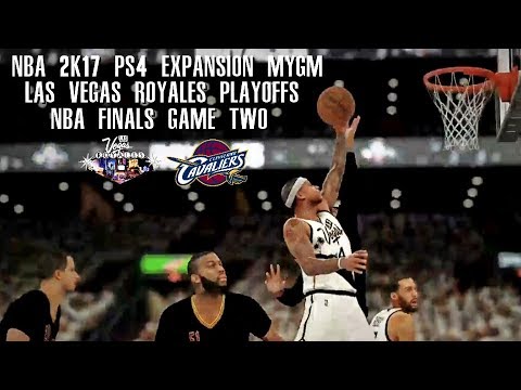 NBA 2K17 PS4 Las Vegas Expansion MYGM Playoffs - The Finals, Game Two!!!