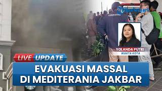 Api Melalap Apartemen Mediterania Jakbar, Lansia hingga Remaja Dievakuasi