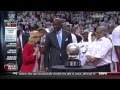 May 30, 2014 - ESPN - Miami Heat 2014 Eastern Conference Championship Trophy Presentation