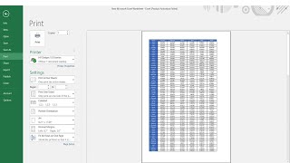 How to Print an Excel large table? #Microsoft #excel #easy #print