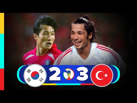 🇰🇷 CORÉIA DO SUL 2 X 3 TURQUIA 🇹🇷 🏆3° Lugar Copa do Mundo 2002🎙️Cléber Machado ⚽ melhores momentos