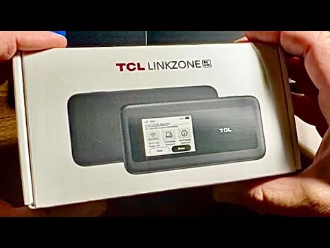 TCL Linkzone 2.4/5G Mobile Hotspot unboxing