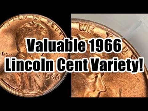 FANTASTIC 1966 LINCOLN CENT DOUBLED DIE YOU CAN FIND IN CHANGE! - VERY VALUABLE!