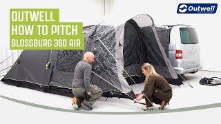 How to Pitch: Blossburg 380 Air | Outwell 2023