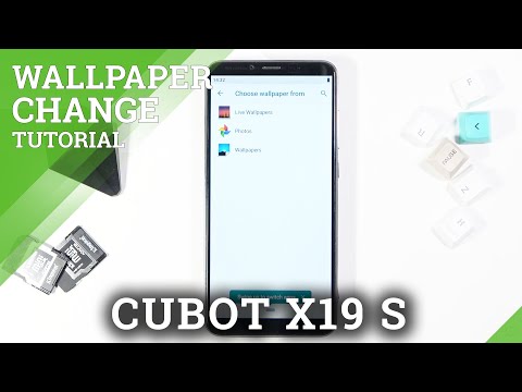 How to Change Wallpaper in CUBOT X19 S - Adjust Home Screen