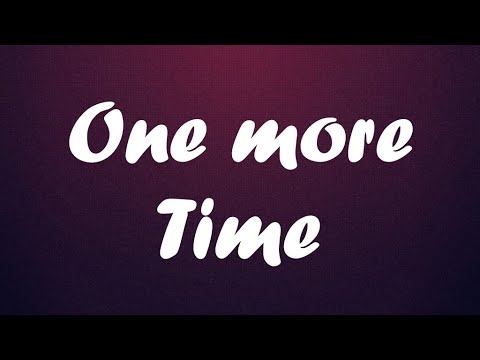 Robin Schulz & Felix Jaehn - One more time lyric video (ft.  Alida)