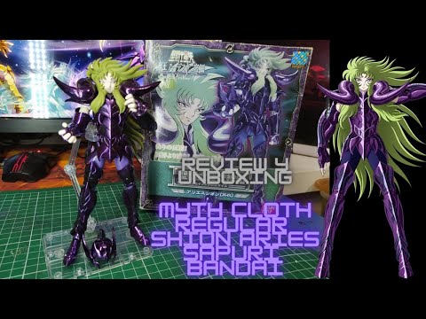 Review y Unboxing Myth Cloth regular Shion de Aries sapuri Bandai
