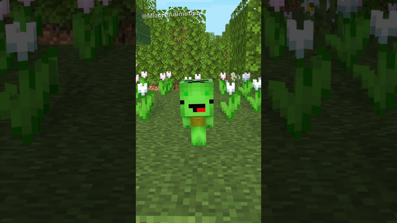 Mikey Poi Poi Dance ?! 2 😍 - MAIZEN Minecraft Animations #minecraft #shorts #fyp