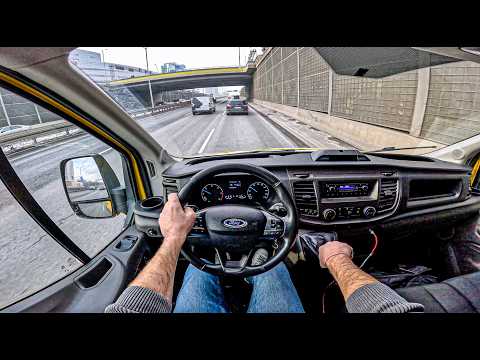 2021 Ford Transit | 2.0 EcoBlue 105 HP | POV Test Drive #2663 | Joe Black