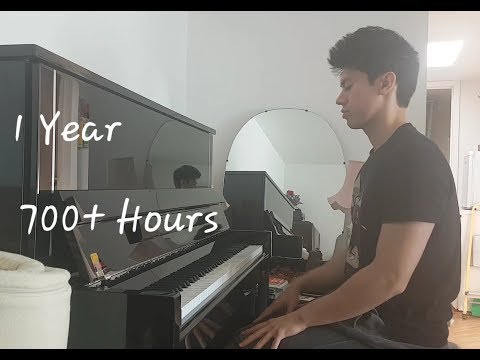 Adult Beginner Piano Progress - 1 Year of Practice