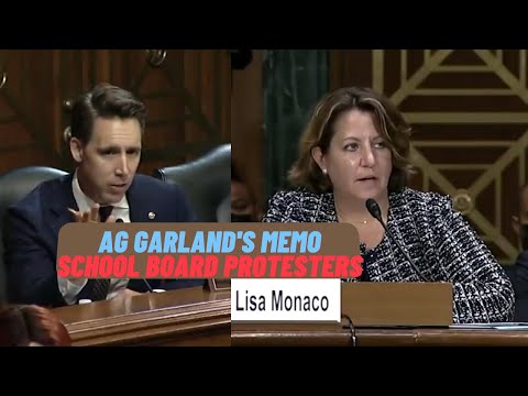 Hawley tears into AG Garland's Memo Targeting School Board Protesters