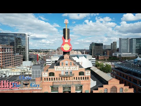 Downtown Baltimore Skyline and Hard Rock Cafe