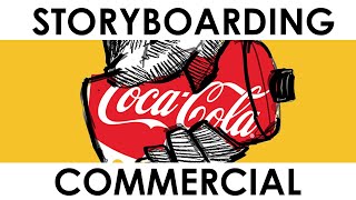 Storyboard Artist illustrates "New Coca Cola Product" Commercial Ad Campaign ( Creative Challenge )