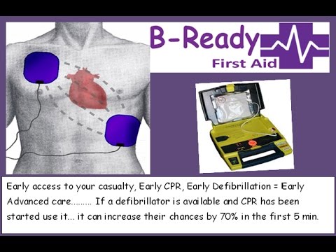Automated External defibrillator by B-Ready First Aid