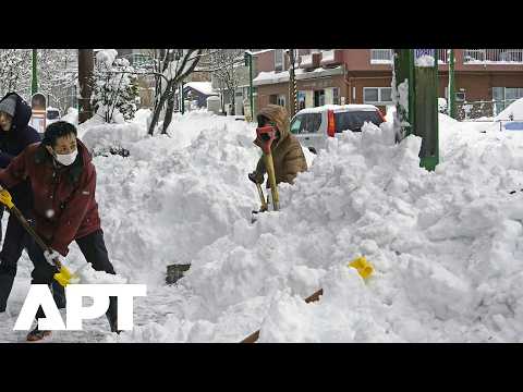 Japan Hit by Severe Snowstorm as Aomori Records 4.5m Snow Depth | APT