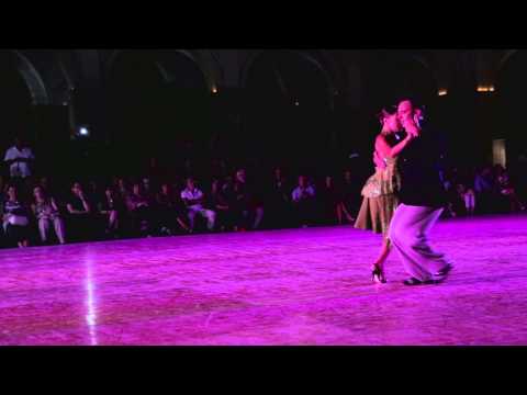  Lucila Cionci  and  Joe Corbata  are  dancing  at  Catania Tango Festival  in  2013