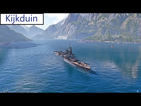 World of Warships mit A #782 T4 Schiff in einer T6 Runde German/Deutsch-Gameplay