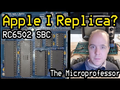 Apple 1 Replica SBC! RC6502 Building and Testing