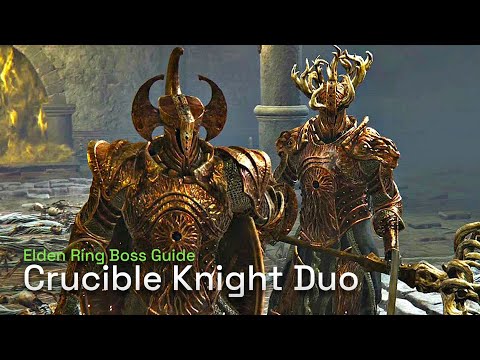 How To Defeat Crucible Knight Duo (Ordovis) - Elden Ring Boss Gameplay Guide