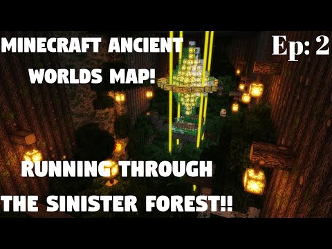 SnowiKs - Running On Tree Tops!! | Minecraft Ancient Worlds Adventure Map Ep: 2 |