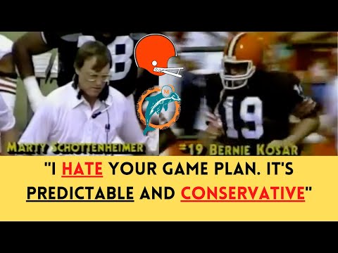 The UGLIEST COACHING CONTROVERSY in Divisional Round HISTORY | Browns @ Dolphins (1985)