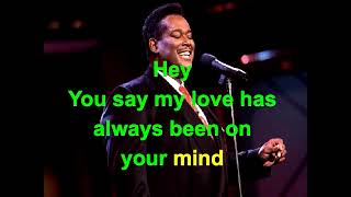 Stop to Love Luther Vandross Lyrics