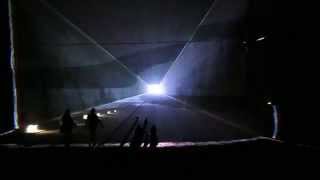 preview picture of video 'Lasershow im Salzbergwerk Bad Friedrichshall'