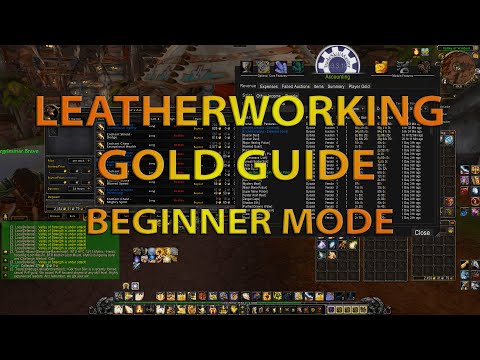 WOW Leatherworking GOLD GUIDE | MASSIVE EARNINGS | BEGINNER MODE