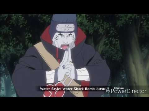 Itachi's defeat at the hands of Kisame