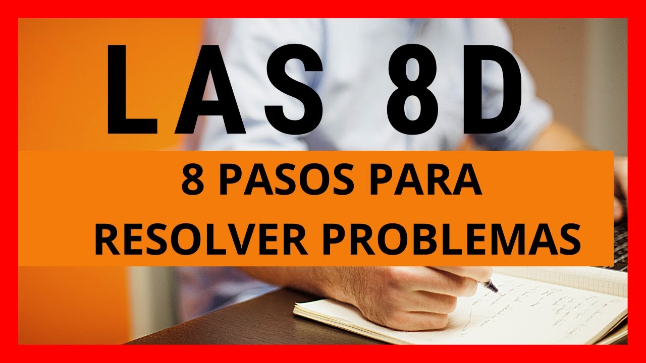 🖐 LAS 8 D 🚀 RESUMEN RÁPIDO / Metodología 8D /  8 disciplinas / resolución de problemas