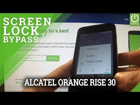 ALCATEL Orange Rise 30 Hard Reset / Bypass Patttern / Format Android