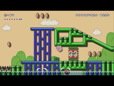 シンプルコース3 by セネルク - Super Mario Maker 2 - No Commentary 1bw