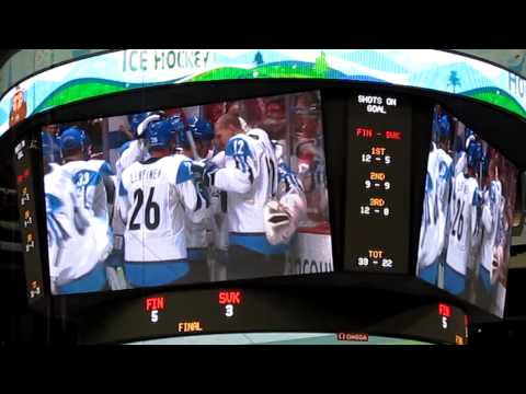 Vancouver 2010 Winter Olympics Bronze Medal Men's Hockey Game