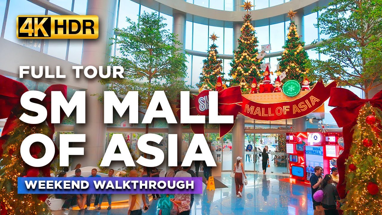 Manila’s TOP Hangout Spot is Holiday Ready — Welcome to MOA! | Tour of SM Mall of Asia 2025