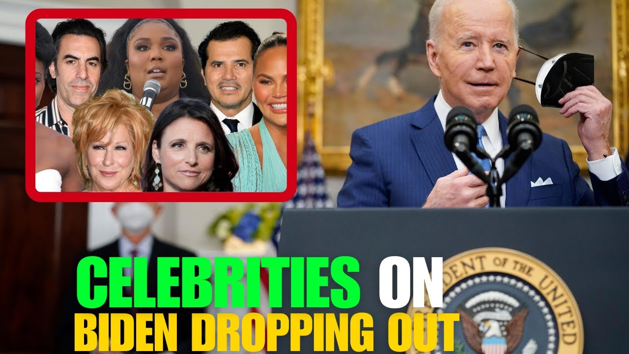 Celebrities react to Joe Biden dropping out of presidential race | USA Election