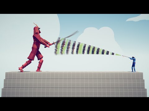 SAMURAI GIANT vs EVERY GOD - Totally Accurate Battle Simulator