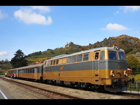 ÖBB 2043.24 Führerstandsmitfahrt von Emmersdorf nach Krems 26.10.2015 (Weltkulturerbe)