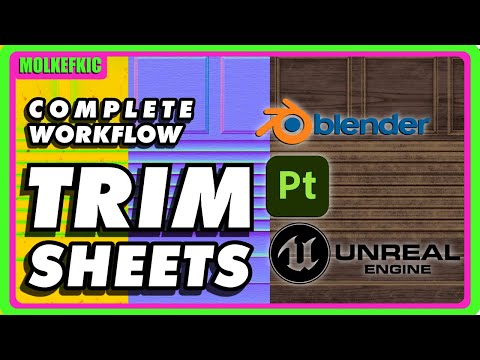 Blender Trim Sheet