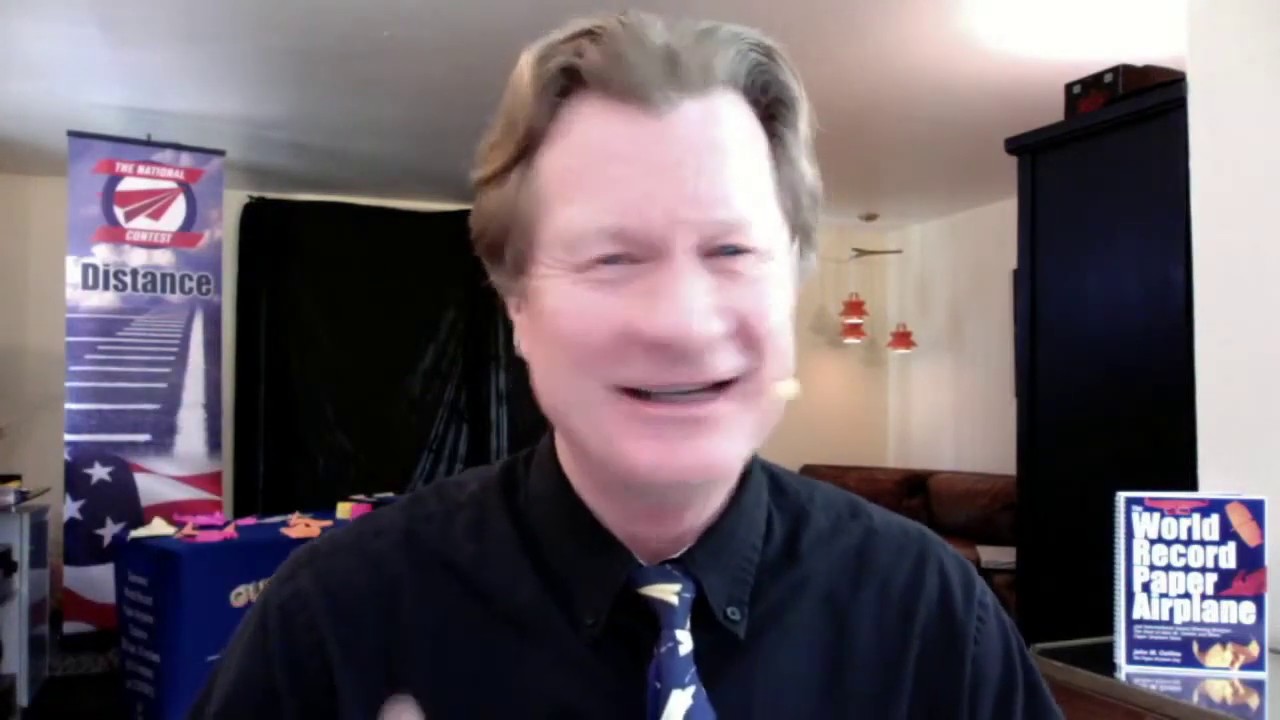 MakerCamp LIVE: World Record Paper Airplanes With John Collins