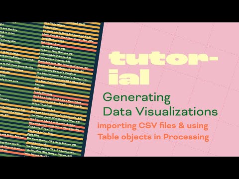 Data Visualization In Processing Generative Art Tutorial Cc