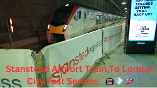 ✈️ Stansted Express, Airport To London City, Liverpool Street 🚇 walking guidance